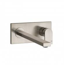 Gessi Emporio Via manzoni Смеситель для раковины, встраиваемый, излив: 20,9см., цвет: Finox Brushed Nickel. 44895#149