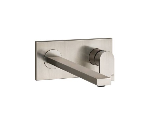 Gessi Emporio Via manzoni Смеситель для раковины, встраиваемый, излив: 20,9см., цвет: Finox Brushed Nickel. 44895#149 Gessi Emporio Via manzoni Смеситель для раковины, встраиваемый, излив: 20,9см., цвет: Finox Brushed Nickel. 44895#149