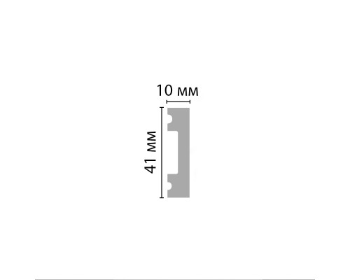 Молдинг гладкий DECOMASTER D162-87 ДМ (41*10*2900) Молдинг гладкий DECOMASTER D162-87 ДМ (41*10*2900)