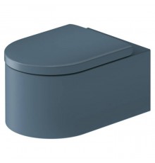 Duravit Millio Унитаз подвесной, 37х57см.,  декор Smooth, крепление в компл., цвет: синий матовый. 250409FB