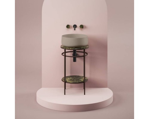 Artceram Vogue Металлическая структура Oslash;44хh72,5см, напольная, с раковиной, с мраморной столешницей и полочкой, цвет: moka/matera. COL001 41 00, ACA058 56, TFA011 92, TFA012 92 Artceram Vogue Металлическая структура Oslash;44хh72,5см, напольная, с раковиной, с мраморной столешницей и полочкой, цвет: moka/matera. COL001 41 00, ACA058 56, TFA011 92, TFA012 92