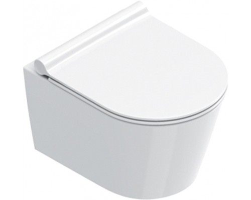 Унитаз подвесной Catalano Zero 46х35, белый глянцевый, с микролифтом