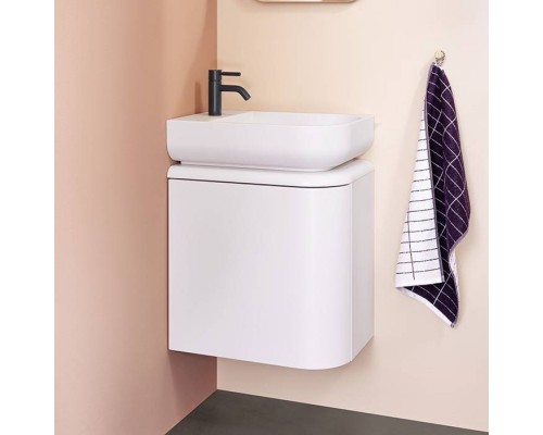 Burgbad B.ME Комплект мебели 50х34х64см., DX, подвесной, 1 дверца, c раковиной, с 1 отв., цвет: белый матовый. SGUC050RF5981G0126C0037*1, SIIN040 Burgbad B.ME Комплект мебели 50х34х64см., DX, подвесной, 1 дверца, c раковиной, с 1 отв., цвет: белый матовый. SGUC050RF5981G0126C0037*1, SIIN040