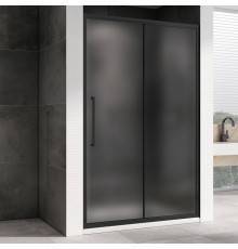 Душевая дверь в нишу Abber Schwarzer Diamant AG30170BMH 170 см, профиль черный, стекло матовое