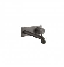 Gessi 316 Встраиваемый смеситель с изливом 200-170мм, внешняя часть, цвет: brushed black metal pvd. 54090#707