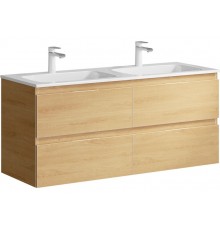 AQ ACC0112DZ Accent Тумба под умывальник, Дуб золотой, 1214х445х558 мм ACC0112DZ