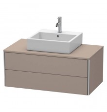 Duravit XSquare Тумба с раковиной 100х54.8х40см., подвесная, с 2 выдв ящик, цвет: базальт матовый. 0317580000,  XS491104343