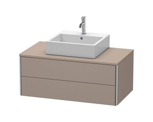 Duravit XSquare Тумба с раковиной 100х54.8х40см., подвесная, с 2 выдв ящик, цвет: базальт матовый. 0317580000,  XS491104343
