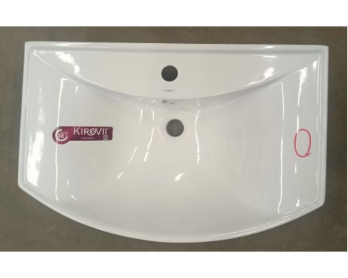 SaleAQ4640021062296 Kirovit Раковина Стиль 650 655х425х190 мм, с отв. под смес., с отв. Sale4640021062296_1098