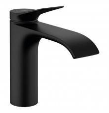 Hansgrohe Vivenis Смеситель для раковины, на 1 отв., с донным клапаном, цвет: черный матовый. 75020670