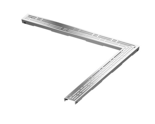 TECE Решетка basic , 900х900 мм, угловая, нержавеющая сталь, полированная. 610910