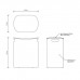 Decor Walther All in Корзина для белья, напольная, цвет: белый матовый. 0615250