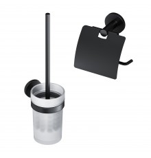 Набор Держатель AM.PM X-Joy A85A341422 черный + Ершик A85A33322 черный