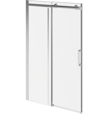 Комплект Душевая дверь в нишу Kerama Marazzi Cristallo CT.140.1/2.SD.BN профиль брашированный никель, стекло прозрачное + Душевая дверь в нишу CT.140.2/2.SD