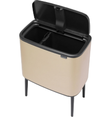 Мусорное ведро Brabantia Bo Touch Bin 304620 11+23 л, шампань