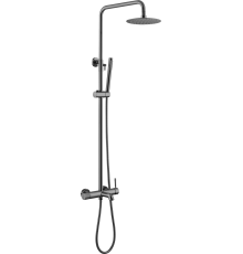 Душевая стойка Boheme Uno 468-SGM shine gun metal