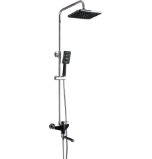 Душевая стойка Frap H57 F2457 хром, черная
