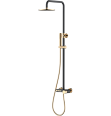 Душевая стойка Boheme Stick 128-BG black diamond gold