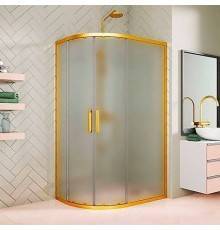 Душевой уголок Kubele DE018 RBL-MAT-BR 115х80