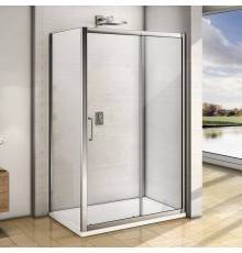 Душевой уголок Good Door Neo WTW+SP 140х80 см + очиститель для стекол