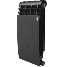 Радиатор биметаллический Royal Thermo BiLiner 500 4 секции, noir sable