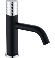 Смеситель для раковины Boheme Stick 121-BCR black diamond chrome