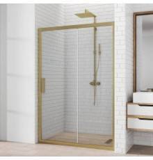 Душевая дверь в нишу Kubele DE019 D2-CLN-BR 110 см, профиль бронза