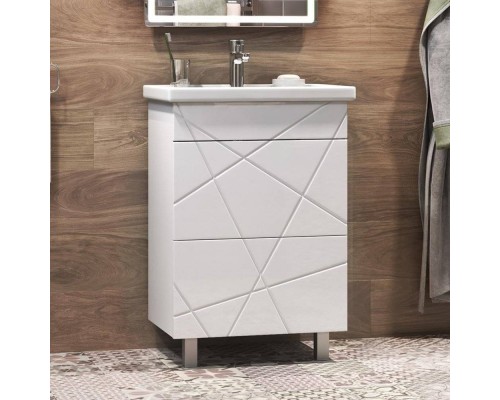 Тумба под раковину Vigo Geometry 50 белая