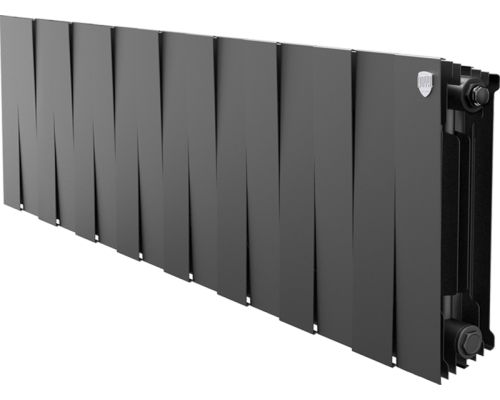 Радиатор биметаллический Royal Thermo Piano Forte 300 noir sable, 16 секций