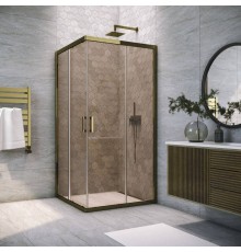 Душевой уголок Vegas Glass ZA Tur Novo h1900 90 05 05 профиль бронза, стекло бронза