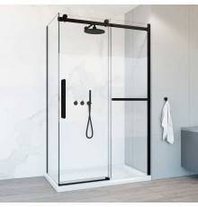 Душевой уголок Vincea Como Soft VSR-1CS9013CLB 130x90 см профиль черный, стекло прозрачное