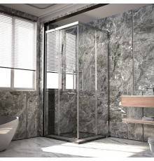 Душевой уголок Veconi Premium Trento PTC-20CH 80x80, профиль хром, стекло прозрачное