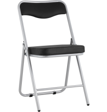 Стул Stool Group Джонни экокожа черная, каркас металлик