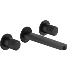 Смеситель для раковины Wasserkraft Fulda 5245 С ВНУТРЕННЕЙ ЧАСТЬЮ, черный soft-touch