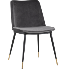 Стул Stool Group Мелисса велюр темно-серый