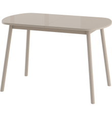 Обеденный стол Mamadoma Round 120x70 см, капучино