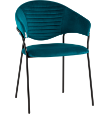 Стул Stool Group Алексис велюр сине-зеленый
