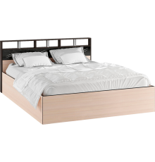 Кровать ТЭКС Эрика 160x200 без основания, венге, дуб молочный
