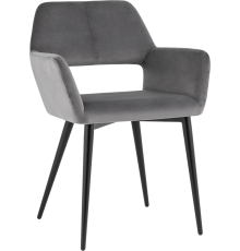 Стул Stool Group Денди велюр серый