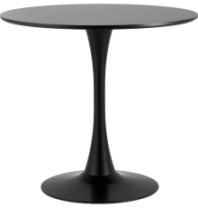Обеденный стол Stool Group Tulip D80 80x80 см, черный