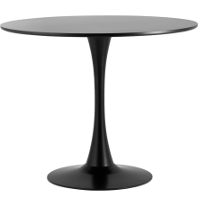 Обеденный стол Stool Group Tulip D90 90x90 см, черный