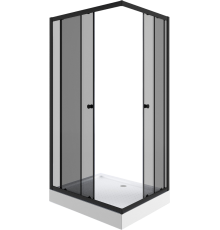Душевой уголок Niagara Eco NG-018-14QT 100х80 см (Ненадлежащее качество: трещины на поддоне)