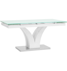 Обеденный стол Stool Group Верона 160x90 см, раскладной, белый