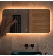 Зеркало Defesto Opti DF 2815SH 100х50 с LED-подсветкой, 3000К, сенсорный выключатель