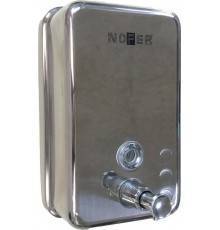 Диспенсер для мыла Nofer Inox 03041.B + Салфетки Nofer OC-1-33 100 шт