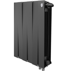 Радиатор биметаллический Royal Thermo Piano Forte 500 VDR80 6 секций, межосевое расстояние 8 см, noir sable
