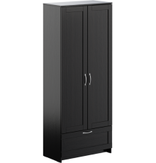Шкаф Шведский стандарт Сириус 78x190x41 венге, 2 двери, 1 ящик