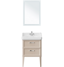 Мебель для ванной комнаты Kerama Marazzi Pompei 60 с 2 ящиками, камео бежевая глянцевая