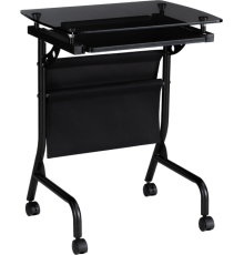 Компьютерный стол Woodville Riko 54x40 см, black