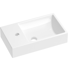 Раковина Wellsee WC Area 151804000 45, глянцевая белая